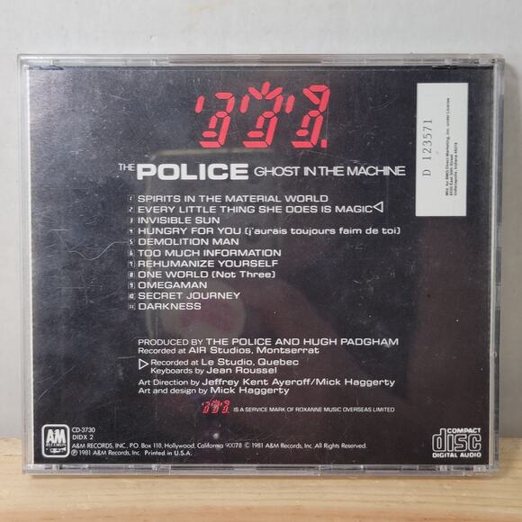 CD The Police - Ghost In The Machine - Picture 4 of 4